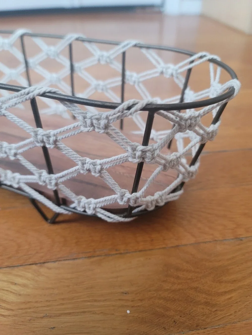 MACRAME Wire Basket